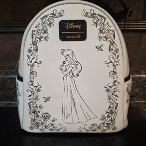 Loungefly Disney White and Black Backpack